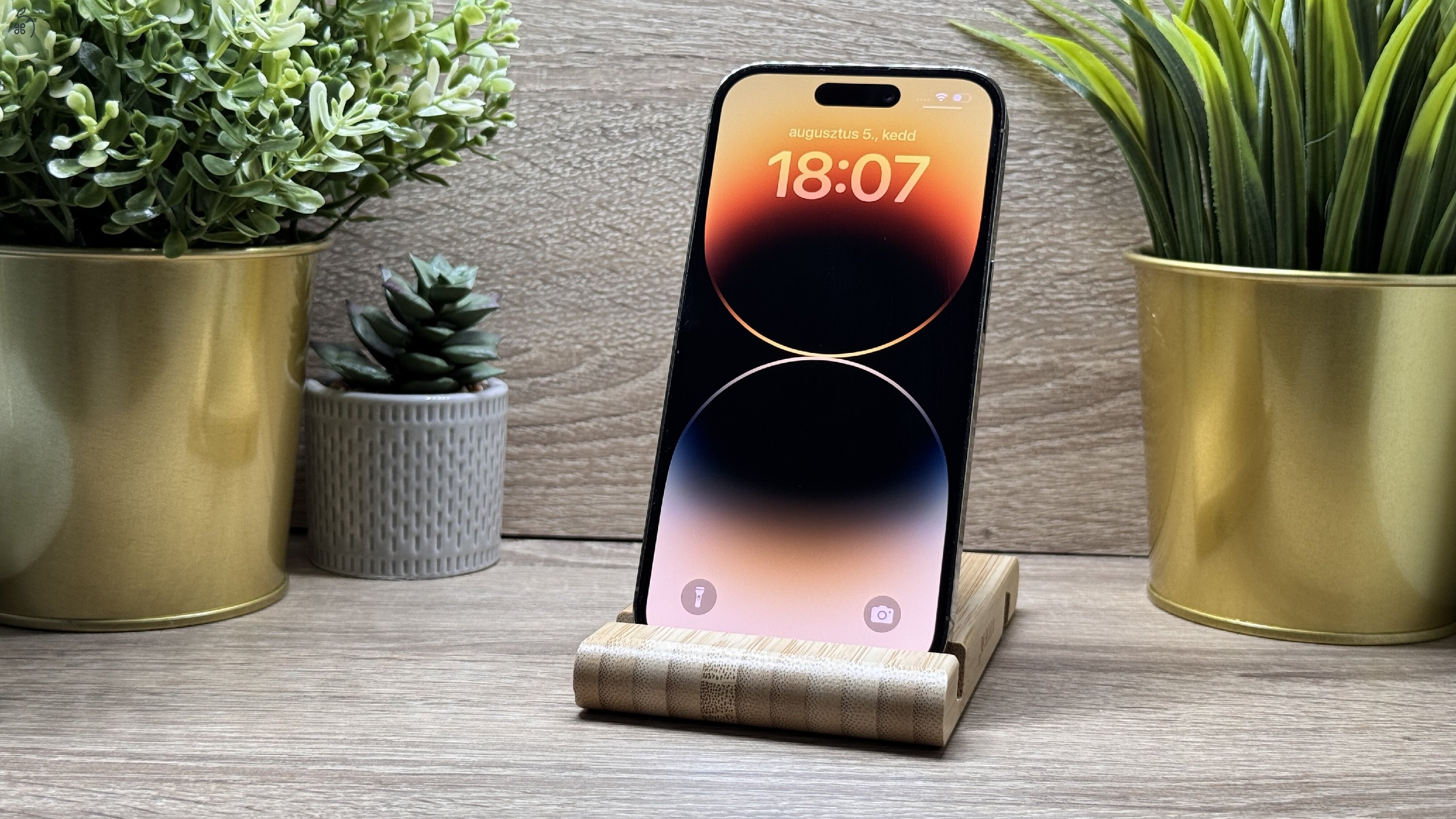 iPhone 14 Pro 128GB Arany, Független - Garancia, Számla
