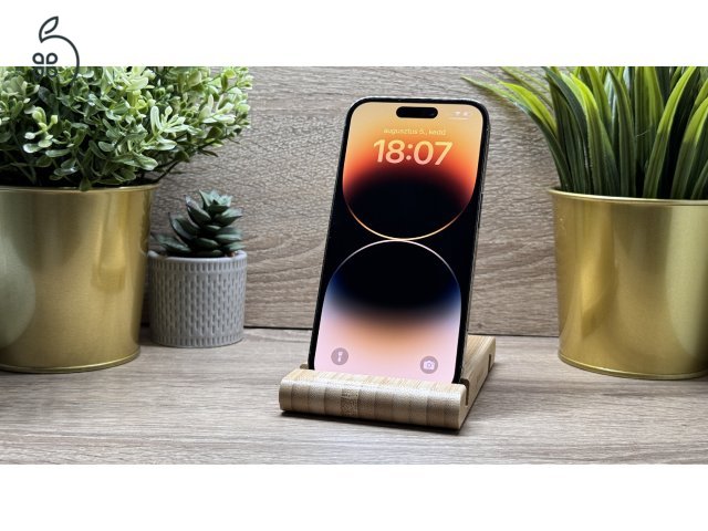 iPhone 14 Pro 128GB Arany, Független - Garancia, Számla