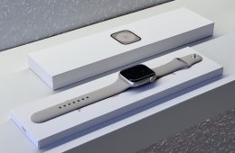 Apple Watch S8 Starlight 45MM 2 ÉV Garanciával Számlával