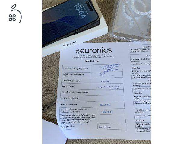 iPhone 15 Pro Max 256GB újszerű állapotban!