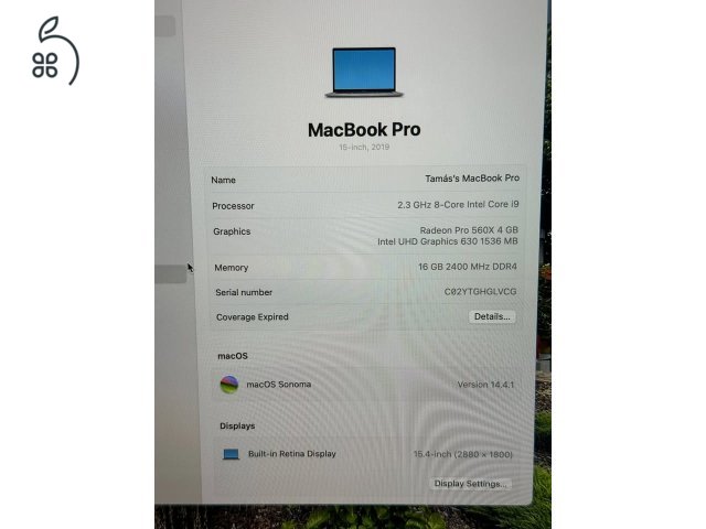 Macbook Pro 15 