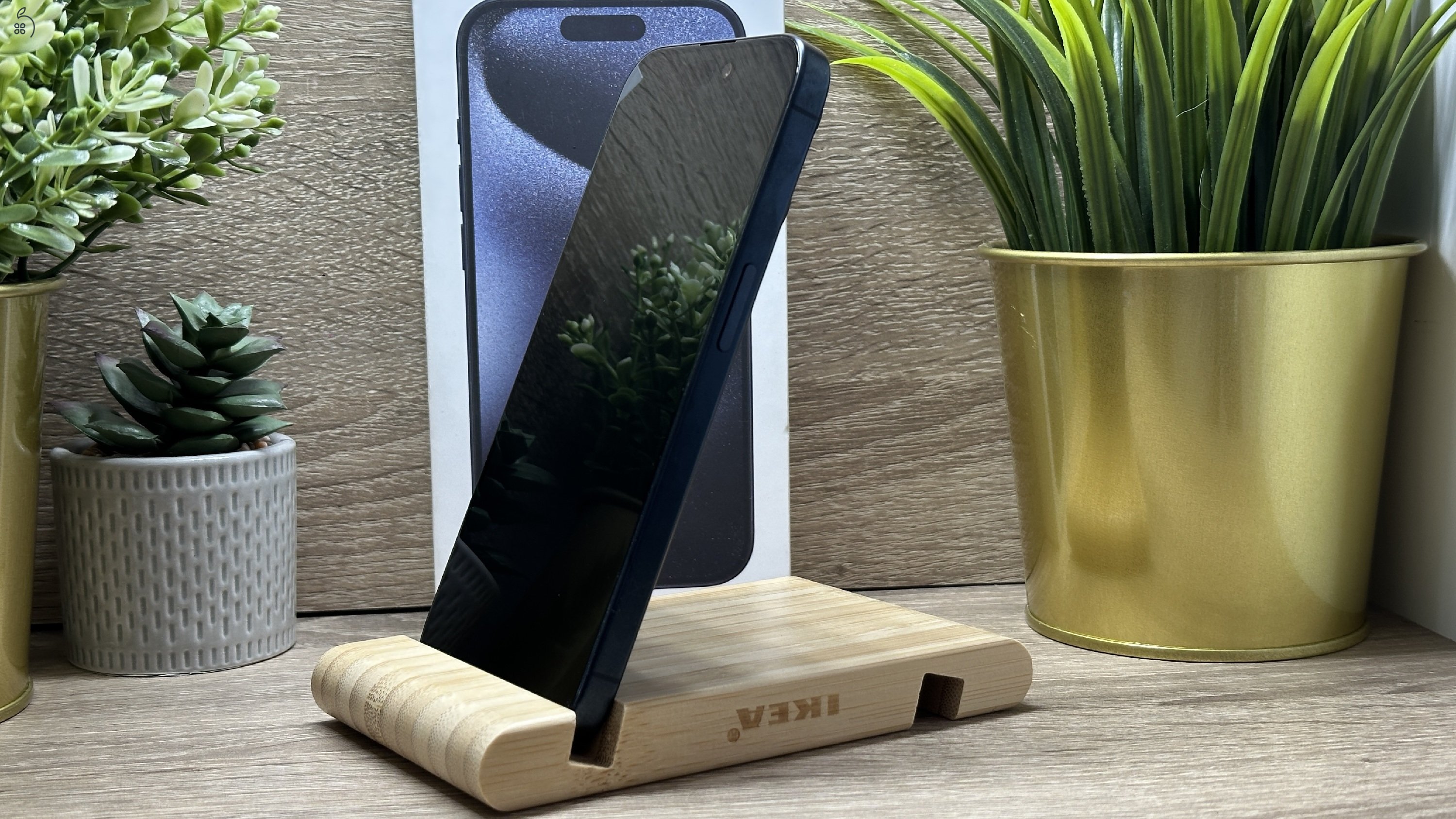  iPhone 15 Pro 256GB Kék, Független - Garancia, Számla 