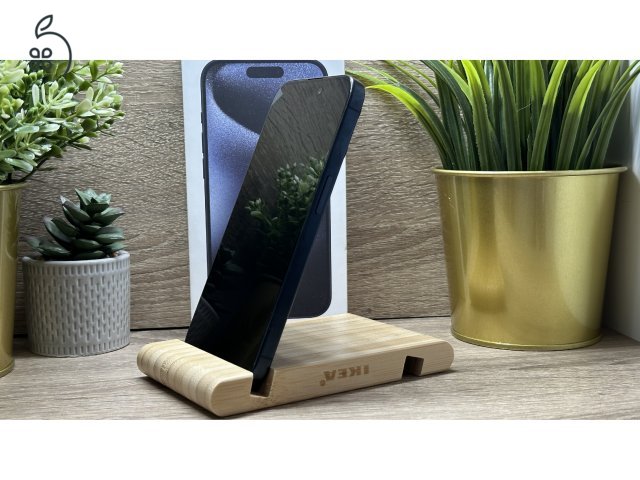  iPhone 15 Pro 256GB Kék, Független - Garancia, Számla 