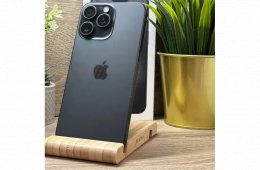 iPhone 15 Pro Max 256GB Fekete, Független - Garancia, Számla