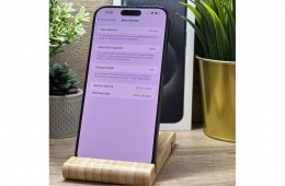 iPhone 15 Pro Max 256GB Fekete, Független - Garancia, Számla