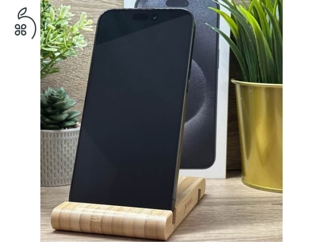 iPhone 15 Pro Max 256GB Fekete, Független - Garancia, Számla