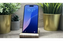 iPhone 15 Pro 128GB Szürke, Független - Garancia, Számla 