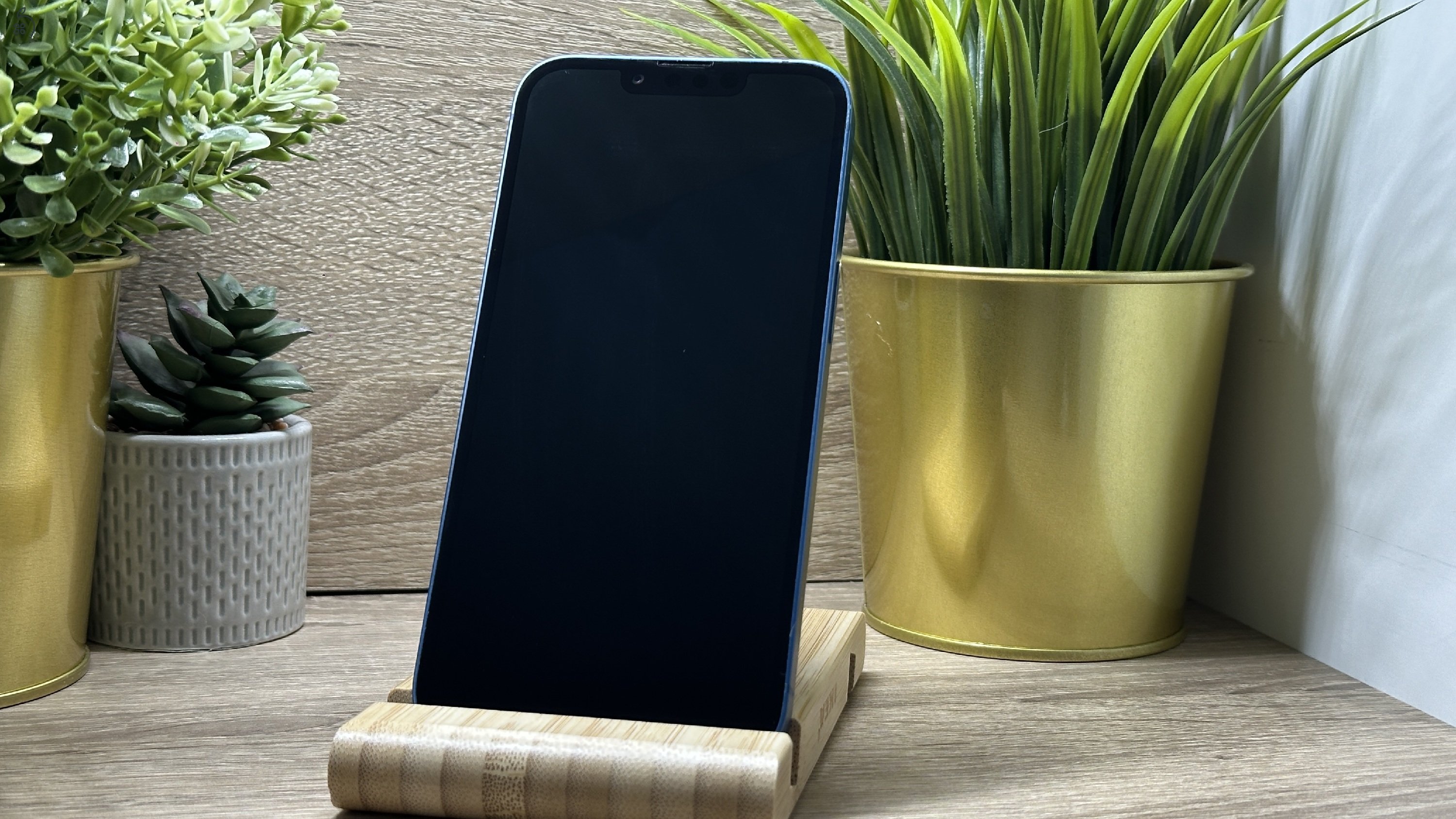  iPhone 13 128GB Kék, Független - Garancia, Számla 