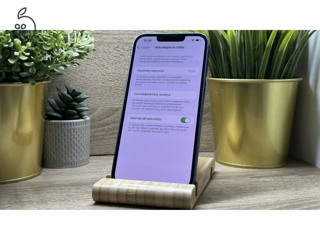  iPhone 13 128GB Kék, Független - Garancia, Számla 