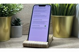  iPhone 13 128GB Kék, Független - Garancia, Számla 