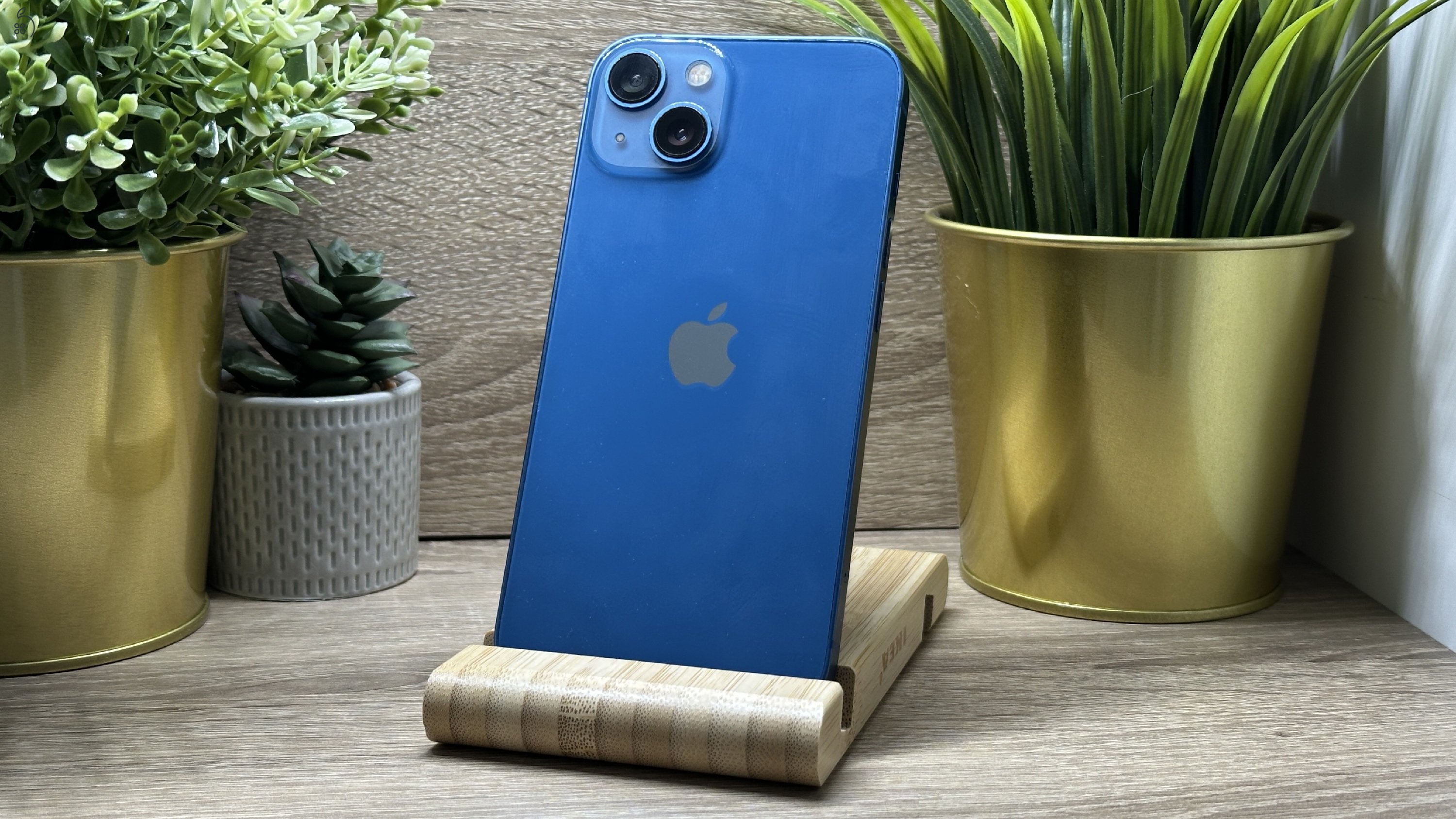  iPhone 13 128GB Kék, Független - Garancia, Számla 