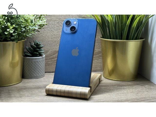 iPhone 13 128GB Kék, Független - Garancia, Számla 