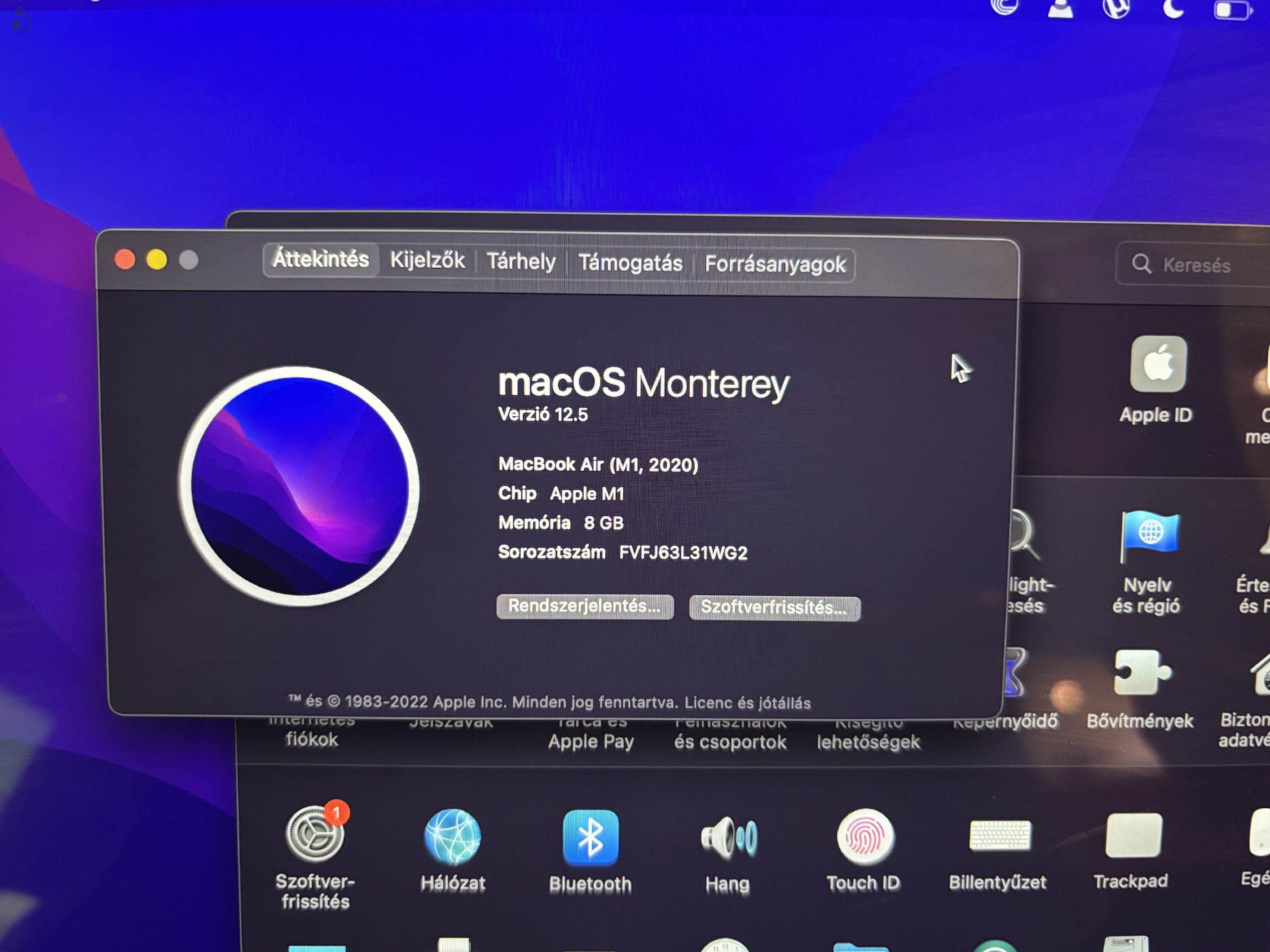 Macbook Air 2020 M1 256GB
