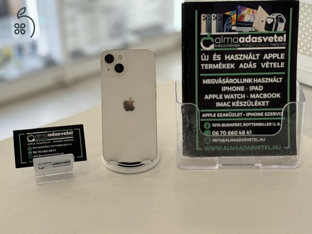 iPhone 13 256GB Független Nagyon Szép/1-3 hónap gar./Akku 87%/p4409