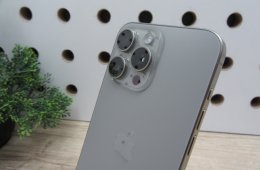 Apple iPhone 15 Pro Max – Brutál dizájn, hatalmas teljesítmény! – 256 GB – Használt, karcmentes – 3 hónap garanciával