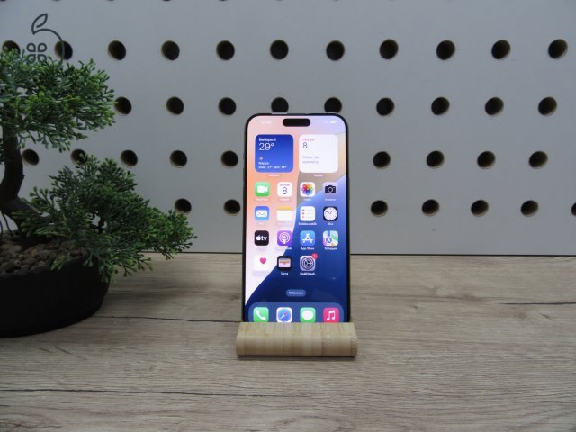 Apple iPhone 15 Pro Max – Brutál dizájn, hatalmas teljesítmény! – 256 GB – Használt, karcmentes – 3 hónap garanciával
