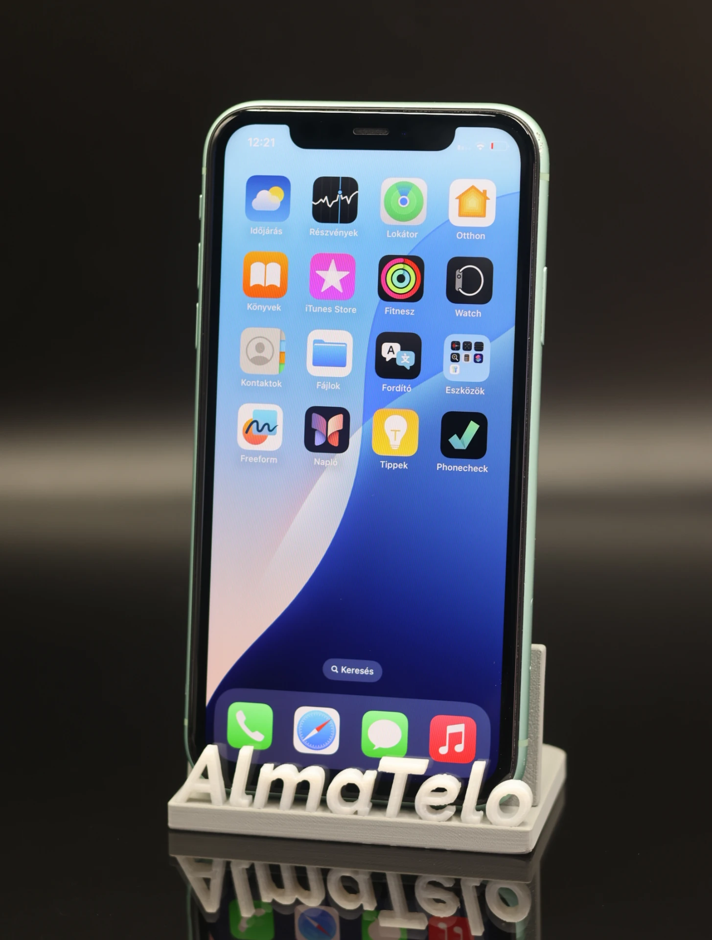 Apple iPhone 11 64 GB Green 100% akku - 12 HÓ GARANCIA