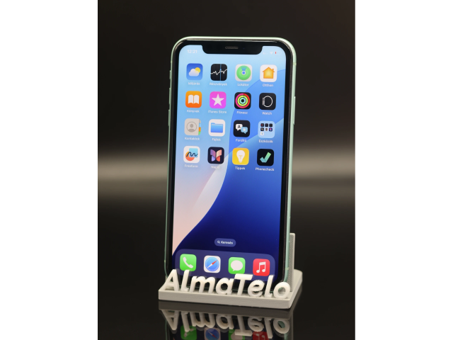 Apple iPhone 11 64 GB Green 100% akku - 12 HÓ GARANCIA