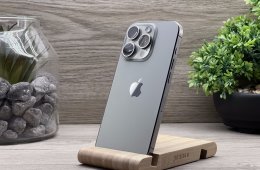 iPhone 15 Pro Natural Titanium 256GB 2 ÉV Garanciával Számlával Aksi 94%