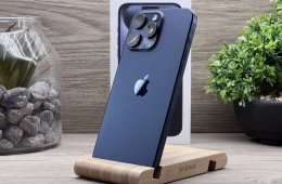 Hibátlan iPhone 15 Pro Max Blue Titanium 256GB 2 ÉV Garanciával Számlával Aksi 97%