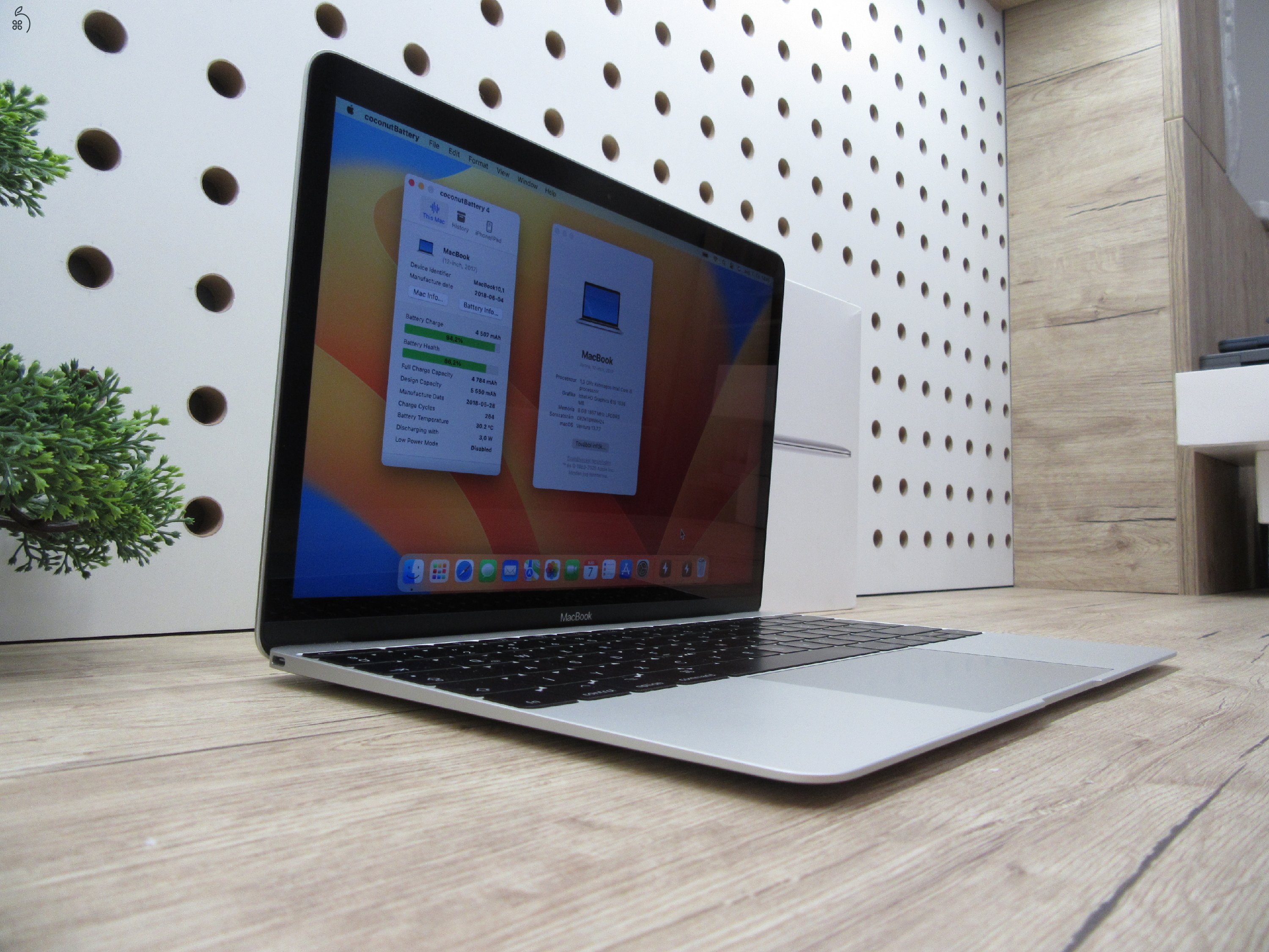 Apple MacBook 12” Retina – Ultravékony, könnyű és elegáns – Használt, karcmentes – 3 hónap garanciával