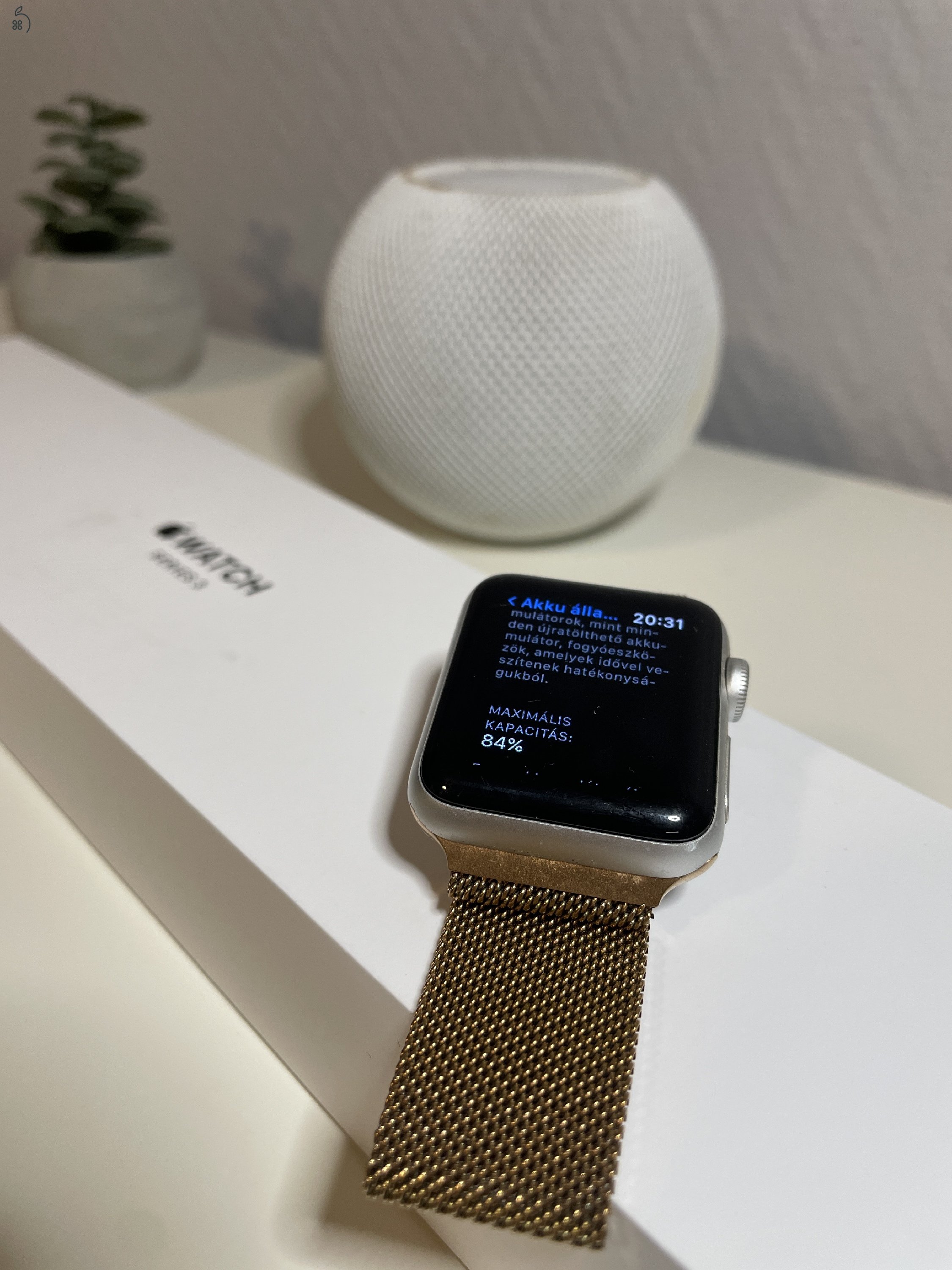 Apple Watch S3 38 mm Silver 