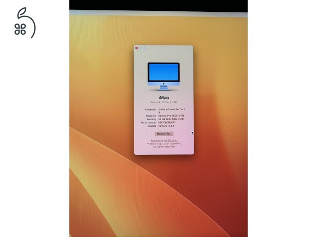 iMac 2019 21,5