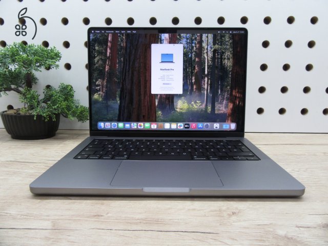 Apple MacBook Pro 14” M1 Pro – Villámgyors processzor, prémium kijelző – 16 GB RAM / 500 GB SSD – Használt, karcmentes – 3 hónap garanciával