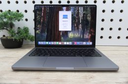 Apple MacBook Pro 14” M1 Pro – Villámgyors processzor, prémium kijelző – 16 GB RAM / 500 GB SSD – Használt, karcmentes – 3 hónap garanciával