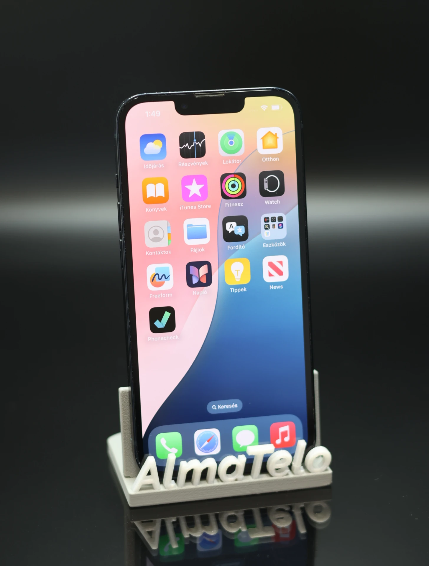 Apple iPhone 13 128 GB Midnight 100% akku - 12 HÓ GARANCIA