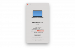 Szürke M1 Macbook Air 2020 16/512