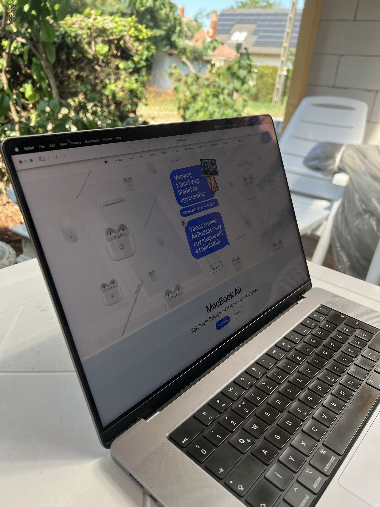 Eladó MacBook Pro 16 M1 Pro/16GB/1TB újszerű - irányár