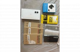 Hibátlan állapotú Iphone 16 eladó, fehér, 128 gb, akku 100%