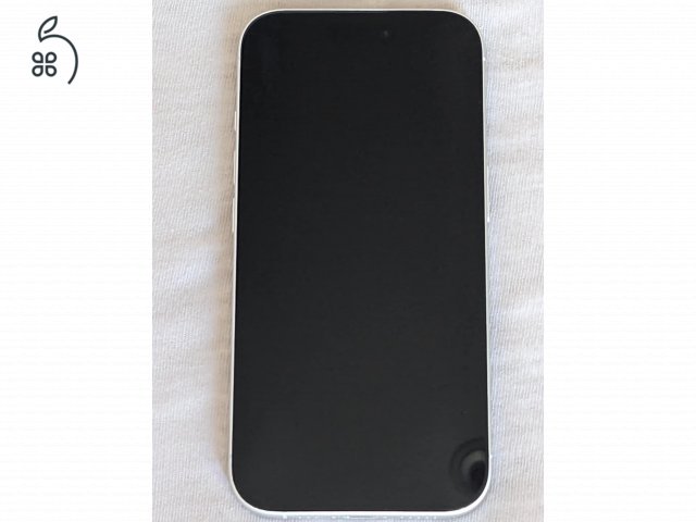 Hibátlan állapotú Iphone 16 eladó, fehér, 128 gb, akku 100%