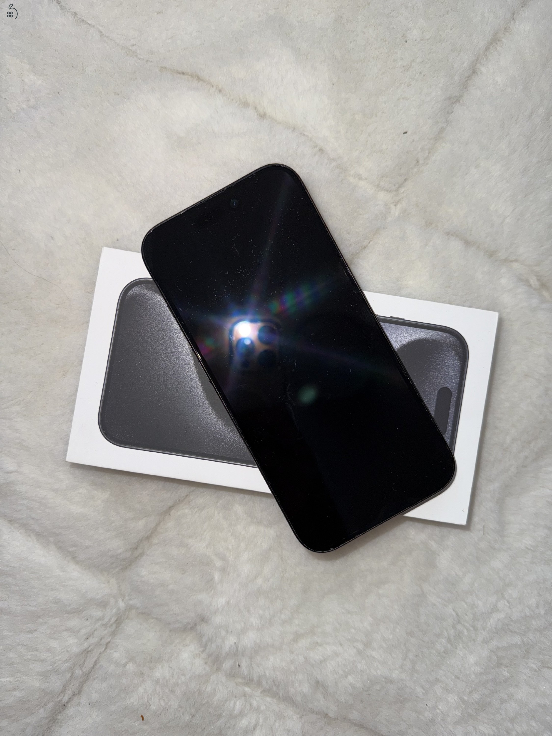 Újszerű állapotú iPhone 15 PRO 128 GB