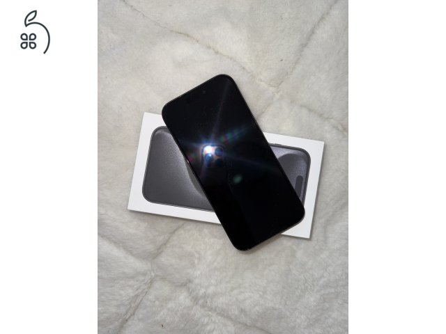 Újszerű állapotú iPhone 15 PRO 128 GB