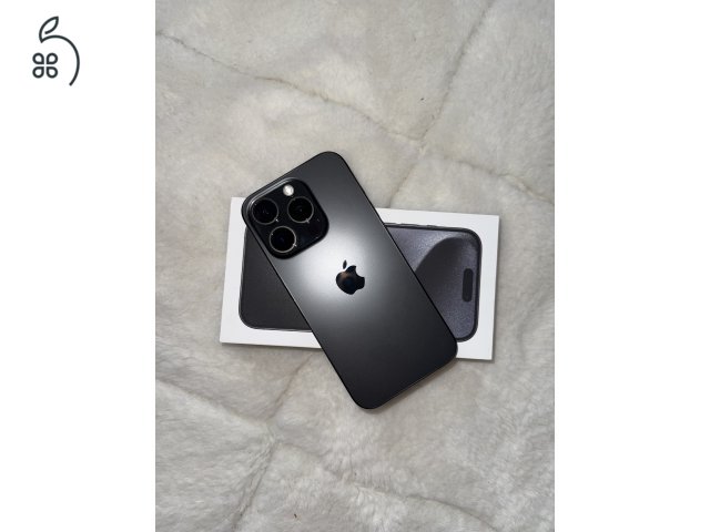 Újszerű állapotú iPhone 15 PRO 128 GB
