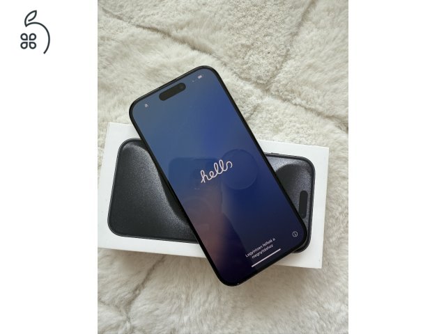 Újszerű állapotú iPhone 15 PRO 128 GB