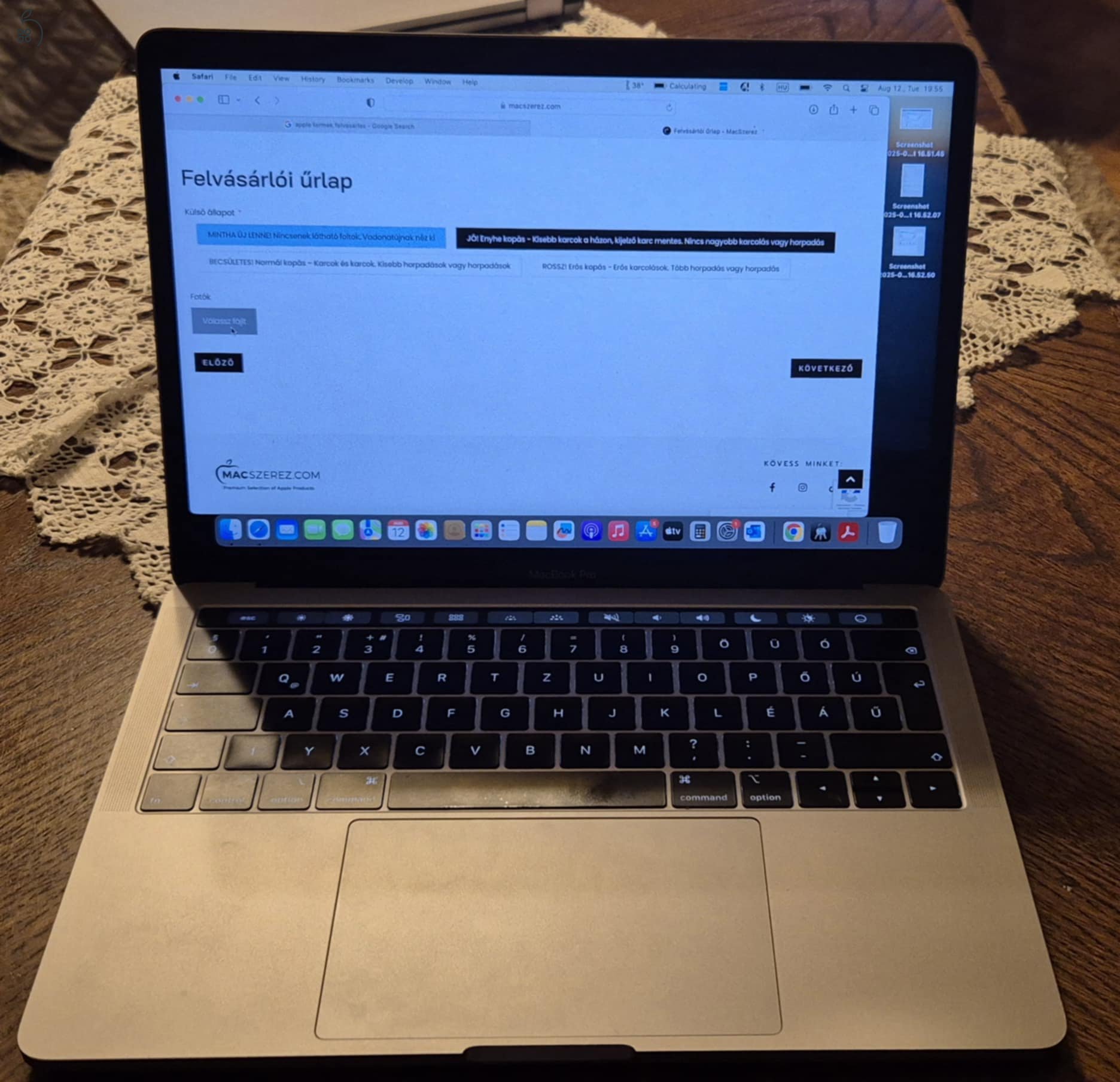 MacBook Pro 13 - Touch bar 2018 Core i5 2.3 Ghz / 16Gb / 256SSD