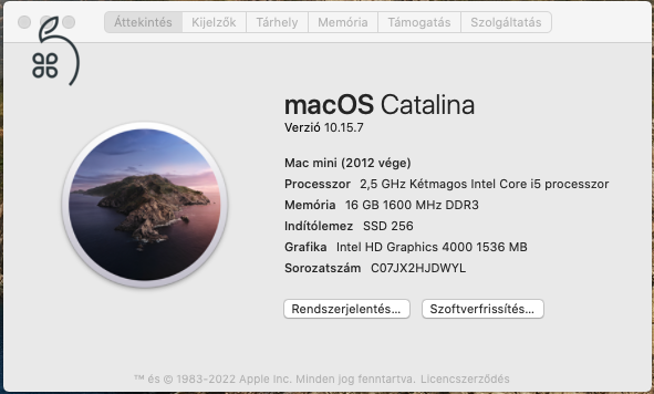 Mac mini late 2012 16Gb ram