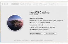 Mac mini late 2012 16Gb ram