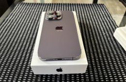 iPhone 14 Pro 128 GB (mélylila) - Garanciával és Pitaka tokkal