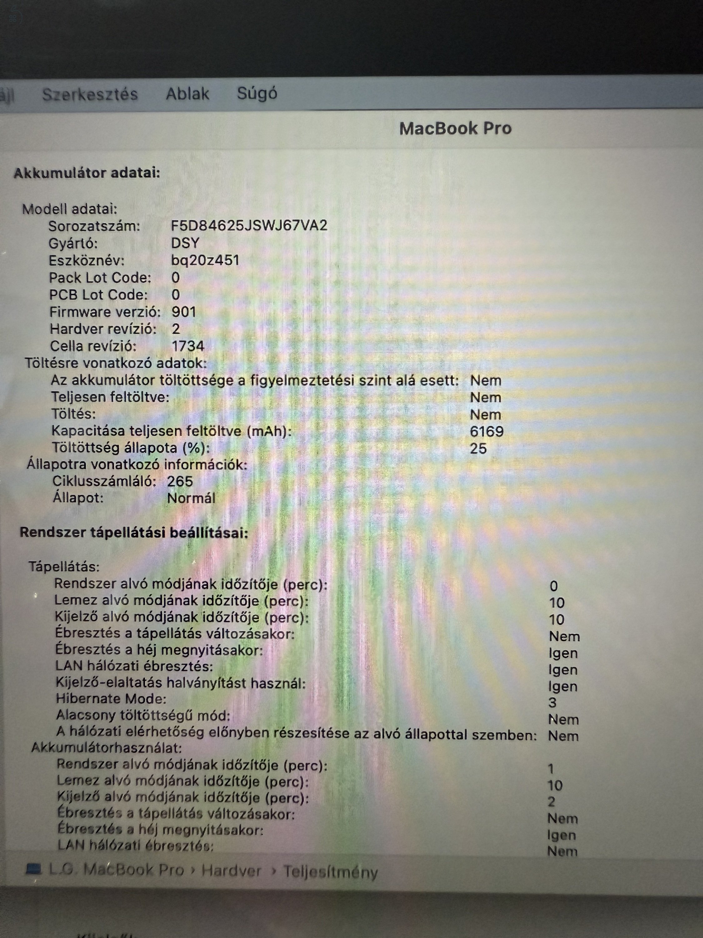 MacBook Pro Retina 15 retina 2,6 GHz Hatmagos 16GB / 512GB SSD i7  Touch Bar