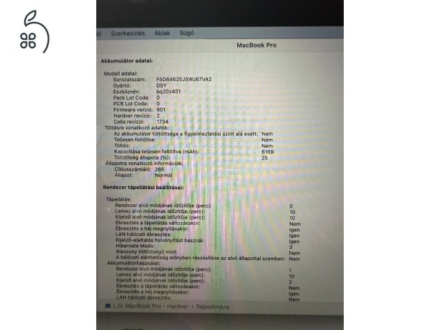 MacBook Pro Retina 15 retina 2,6 GHz Hatmagos 16GB / 512GB SSD i7  Touch Bar