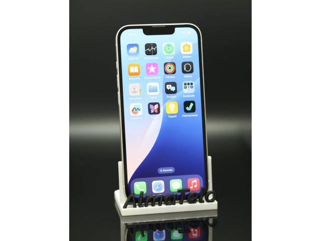 Apple iPhone 13 256 GB Starlight 100% akku - 12 HÓ GARANCIA
