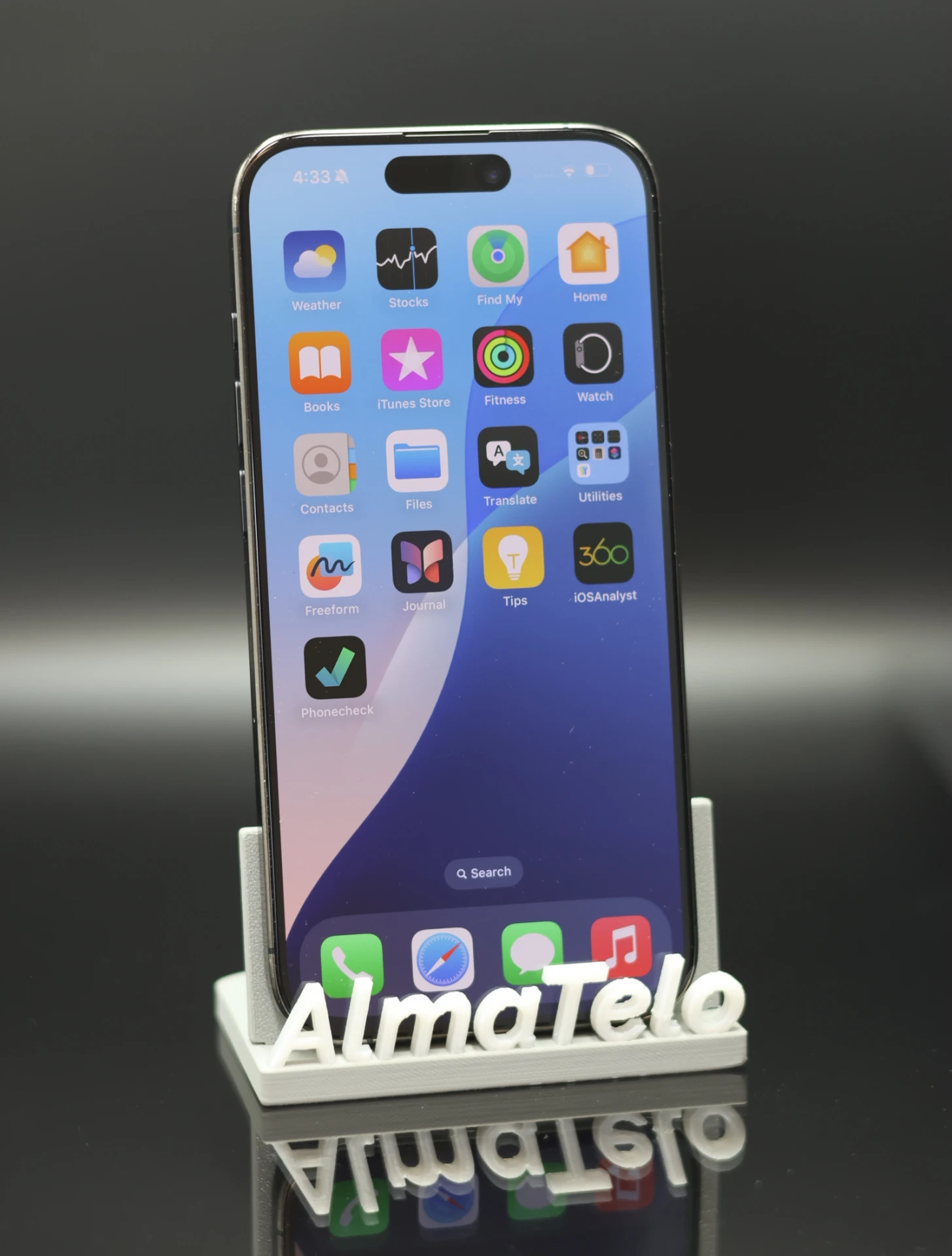 Apple iPhone 15 Pro 128 GB Blue Titanium 100% akku - 12 HÓ GARANCIA
