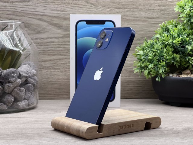iPhone 12 Blue 64GB 2 ÉV Garanciával Számlával Aksi 100%