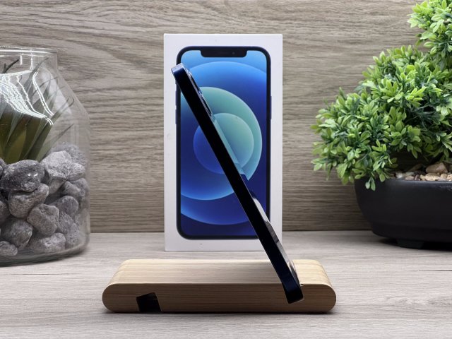 iPhone 12 Blue 64GB 2 ÉV Garanciával Számlával Aksi 100%