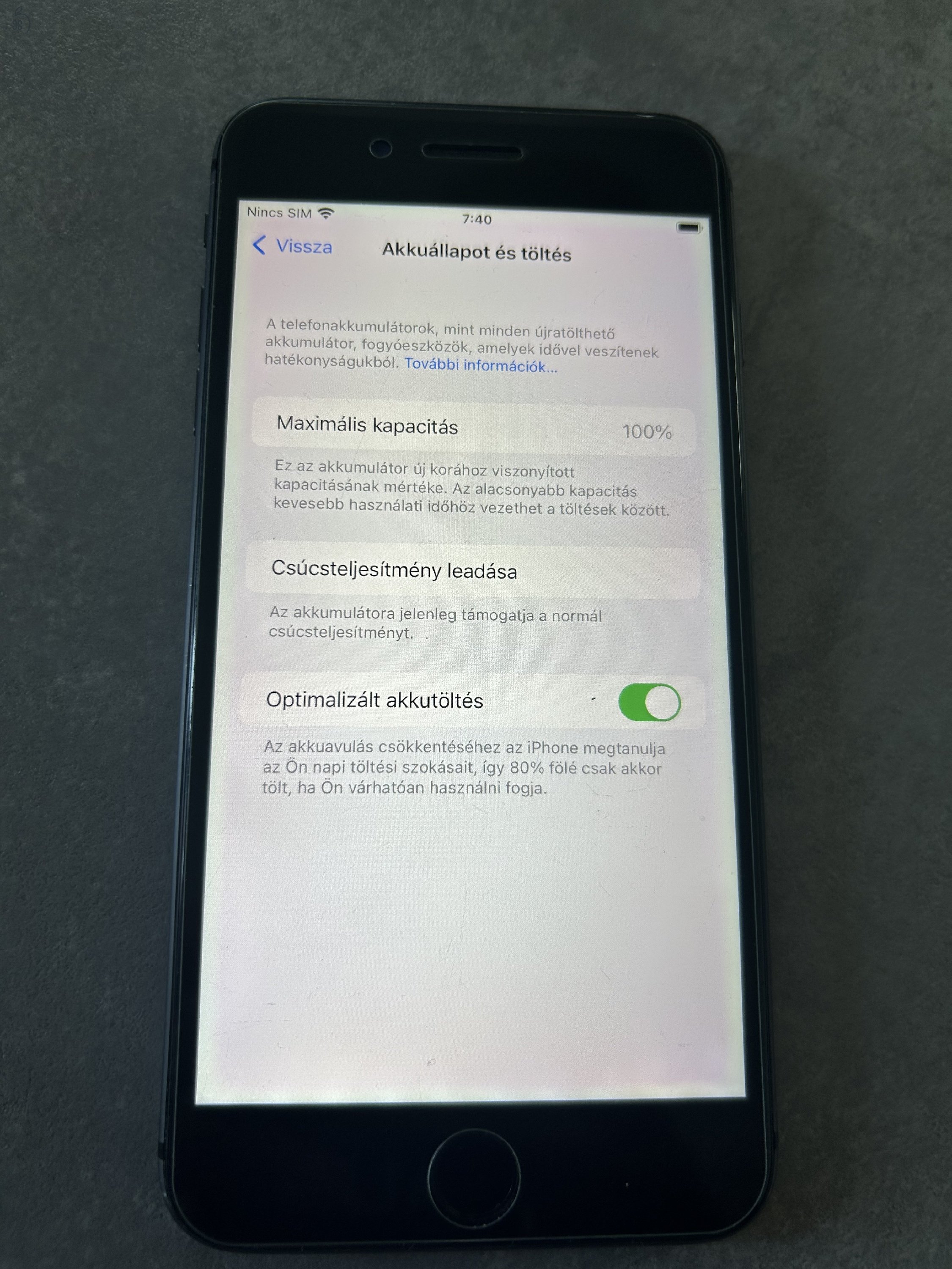 iPhone 8 Plus 256 Gbyte 100% Akksi