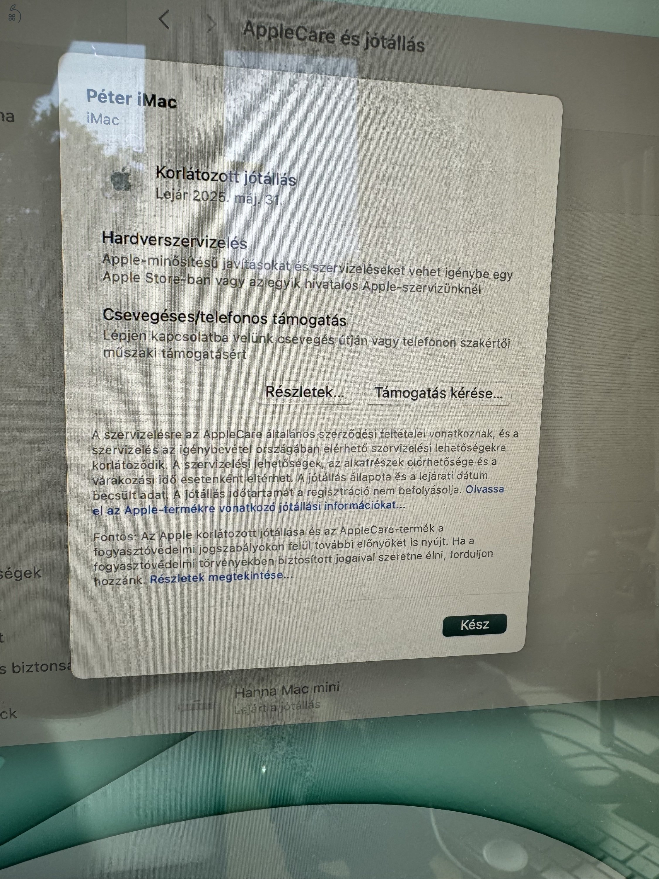 IMac 24”, touch ID, garancia